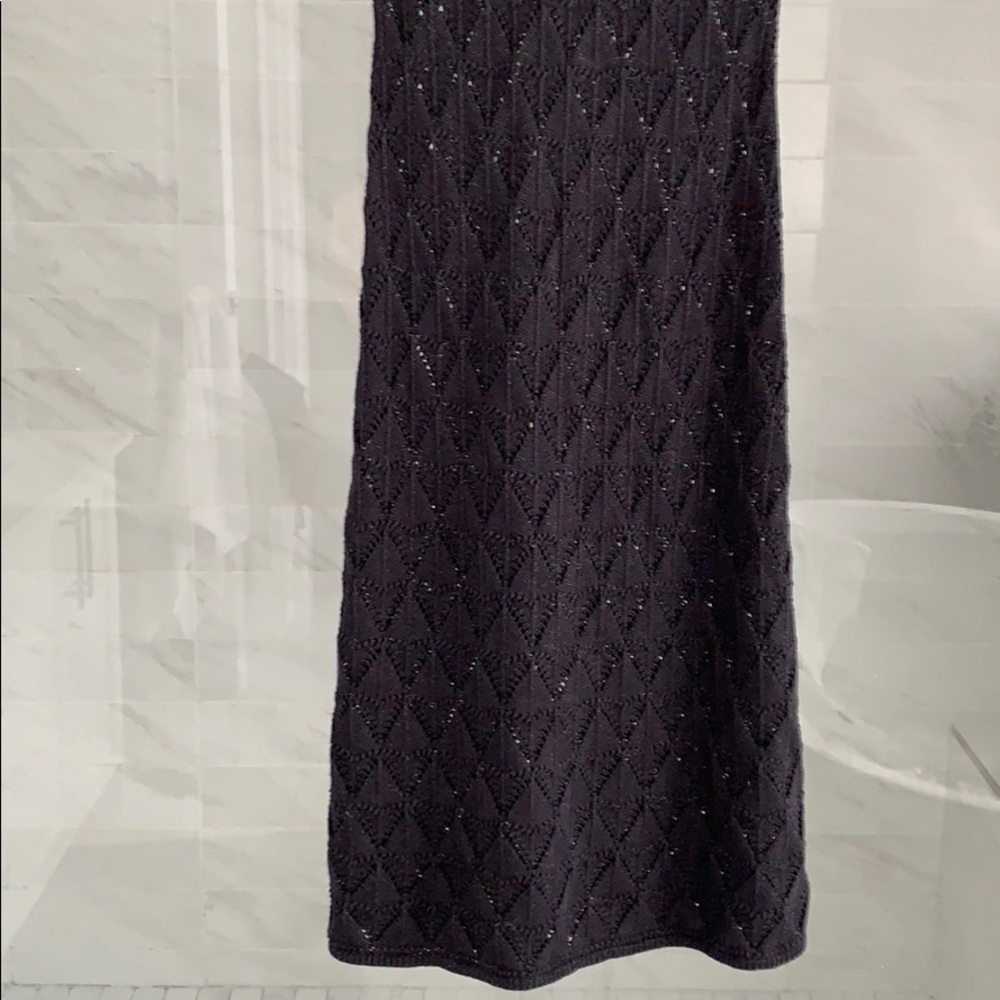 Vintage Pink Tartan knit dress - Picture 7 of 8